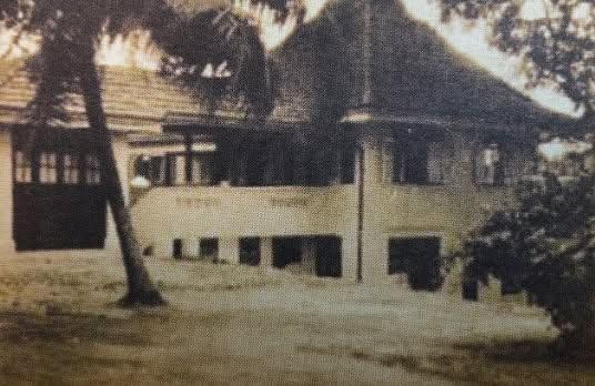 An early photograph of the campus