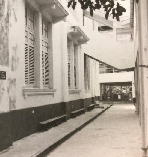 A corridor at Emerald Hill
